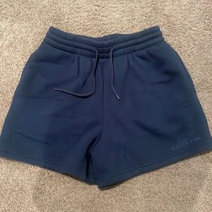 navy blue white fox shorts never worn